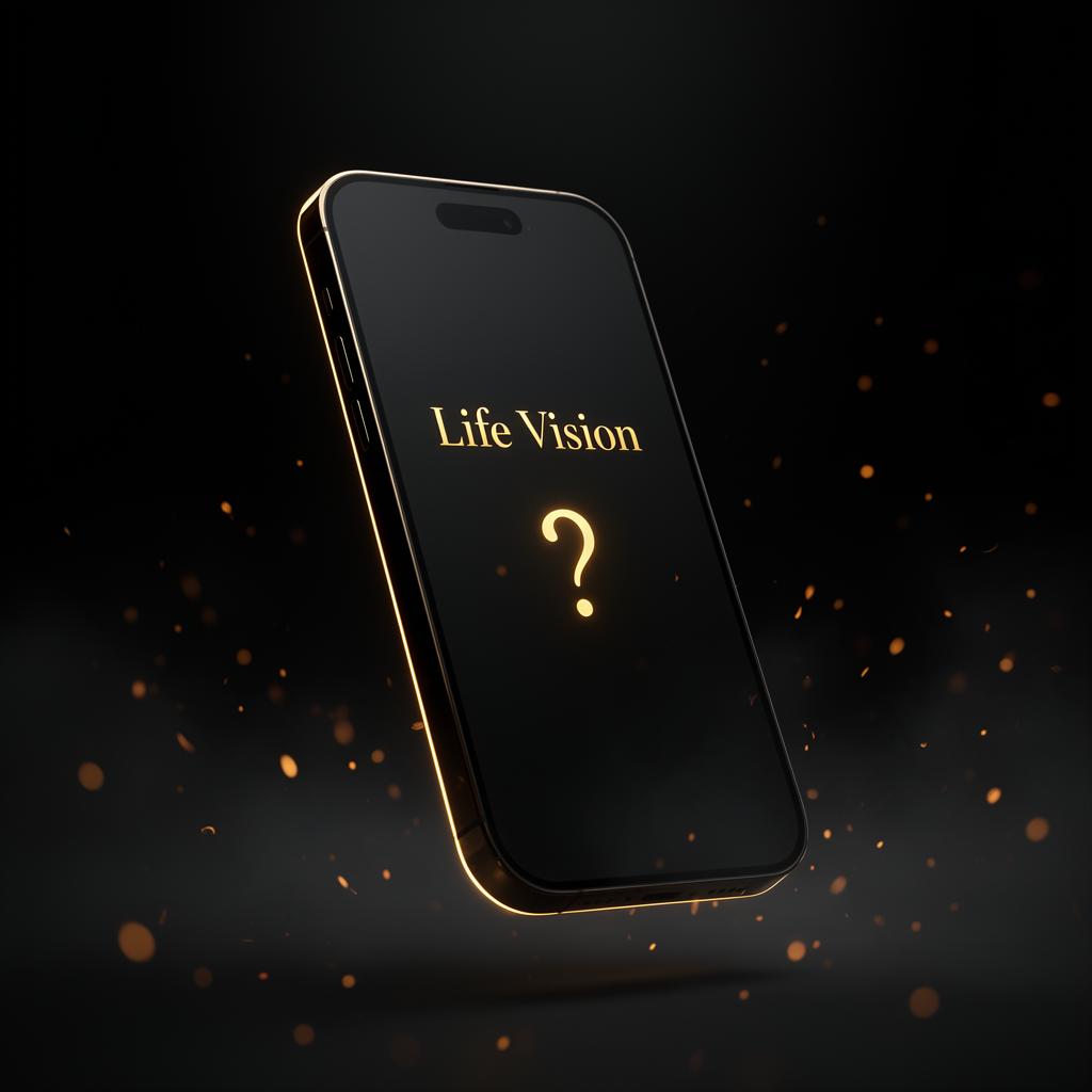 Sagehand app interface on iPhone showing the Life Vision exercise